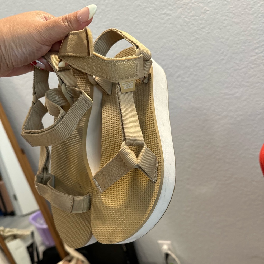 Teva Beige Strap Sandals